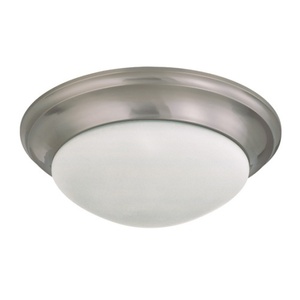 N603273 Flush Mount Ceiling Light - Brushed Nickel / Frosted N603273 Flush Mount Ceiling Light - Brushed Nickel / Frosted