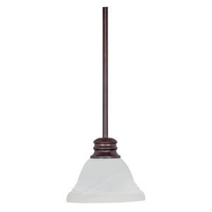 N60366 Empire Mini-Pendant Pendant Light - Old Bronze / Alabaster N60366 Empire Mini-Pendant Pendant Light - Old Bronze / Alabaster