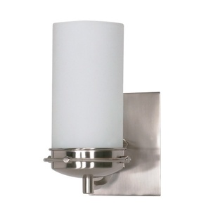 N60611 Polaris 1 Bulb Wall Sconce - Brushed Nickel