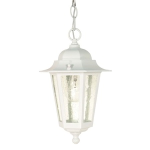 N60991 Cornerstone Hanging Hanging Lantern - White