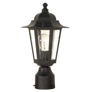 N60996 Cornerstone Post Light Post Lights - Textured Black