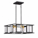 Nuvo Lighting N606414 Black Linear Pendant