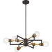 Nuvo Lighting N606976 Warm Brass / Black Entrance / Foyer Pendant