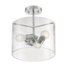 Nuvo Lighting N607178 Brushed Nickel Semi Flush Mount Ceiling Light