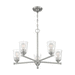 Nuvo Lighting N607185 Brushed Nickel Mid Sized Chandelier