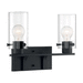 Nuvo Lighting N607272 Matte Black 2 Bulb Bathroom Light