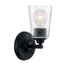 Nuvo Lighting N607281 Matte Black 1 Bulb Wall Sconce