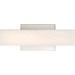 Nuvo Lighting N621330 Brushed Nickel 2 Bulb Bathroom Light