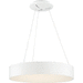 Nuvo Lighting N621455 White Drum Pendant