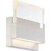 Nuvo Lighting N621502 Polished Nickel 1 Bulb Wall Sconce