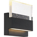 Nuvo Lighting N621512 Matte Black 1 Bulb Wall Sconce