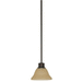 Nuvo Lighting N601277 Mahogany Bronze / Champagne Mini Pendant