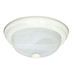 Nuvo Lighting N60221 Textured White / Alabaster Flush Mount Ceiling Light