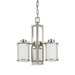 Nuvo Lighting N602851 Brushed Nickel Mini Chandelier