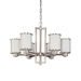 Nuvo Lighting N602853 Brushed Nickel Mid Sized Chandelier