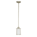 Nuvo Lighting N602866 Brushed Nickel Mini Pendant