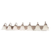 Nuvo Lighting N60291 Brushed Nickel / Alabaster 4 or more Bulb Bathroom Light