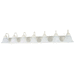 Nuvo Lighting N60294 Textured White / Alabaster 4 or more Bulb Bathroom Light