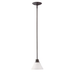 Nuvo Lighting N603172 Mahogany Bronze / Frosted Mini Pendant