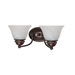 Nuvo Lighting NUV60345 Old Bronze / Alabaster 2 Bulb Bathroom Light