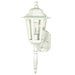 Nuvo Lighting N60985 White Outdoor Entrance Wall Light