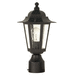 Nuvo Lighting N60996 Textured Black Post Light