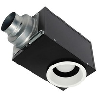  WhisperRecessed With Light Bathroom Fan - White