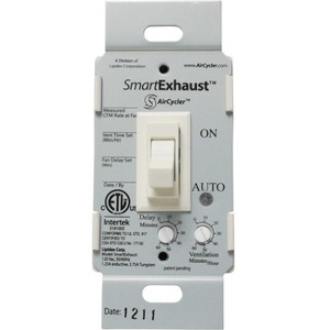 PANFVWCPT1W Smart Exhaust Switch Dimmer, Switch Or Outlet - White