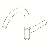  Ashfield Shower Arm Shower Accessory - Polished Chrome