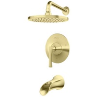  Rhen One Handle Tub & Shower Faucet - Brushed Gold