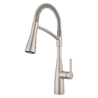  Kwan Pull-Out Spray Kitchen Faucet - Spot Defense Stainless Steel