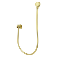  Modern Round Hand Shower Holder Shower Accessory - Brushed Gold
