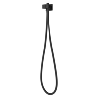  Modern Square Hand Shower Holder Shower Accessory - Matte Black