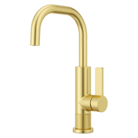 Montay Single-Hole Bar Faucet - Brushed Gold