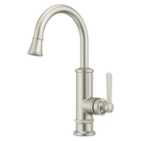  Port Haven Single-Hole Bar Faucet - Stainless Steel