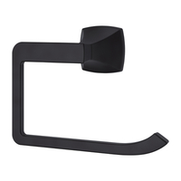  Venturi Towel Ring Bathroom Accessory - Matte Black