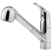 Pfirst Pull-Out Spray Kitchen Faucet - Polished Chrome