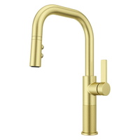  Montay Pull-Out Spray Kitchen Faucet - Brushed Gold