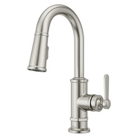  Port Haven Single-Hole Bar Faucet - Stainless Steel