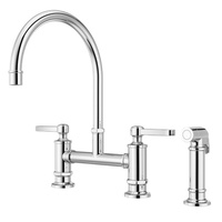 Two Handle Kitchen Faucet 3 Hole