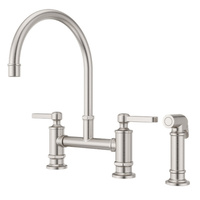  Port Haven Two-Handle Kitchen Faucet - Stainless Steel