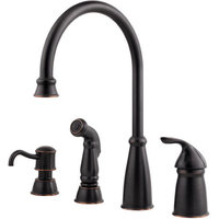  Avalon Single Handle Kitchen Faucet - Tuscan Bronze