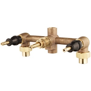 P00131XA Tub & Shower Valve Rough In Valve - Rough Brass