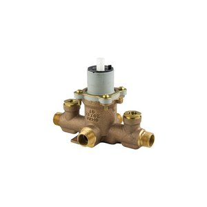 P0X8340A Permabalance Tub & Shower Valve Rough In Valve - Rough Brass