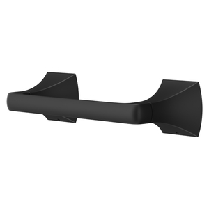 PBPHSSQB Holliston Paper Holder Bathroom Accessory - Matte Black