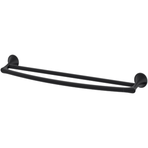 PBTBRH2B Rhen Towel Bar Bathroom Accessory - Matte Black