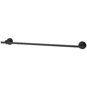 PBTBNC2B Contempra Towel Bar Bathroom Accessory - Matte Black