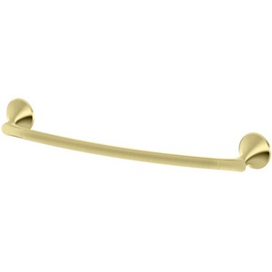 PBTBRH1BG Rhen Towel Bar Bathroom Accessory - Brushed Gold