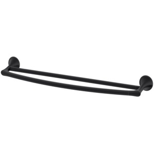 PBTBRH2B Rhen Towel Bar Bathroom Accessory - Matte Black