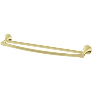 PBTBRH2BG Rhen Towel Bar Bathroom Accessory - Brushed Gold